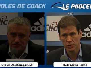 OM-LOSC (1-2) : Paroles de coach avec Deschamps et Garcia