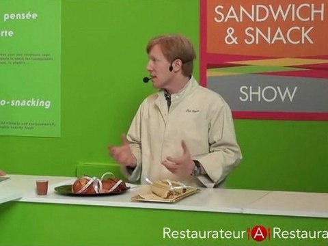 Laboratoire des tendances sandwich & snack show Eric Kayser