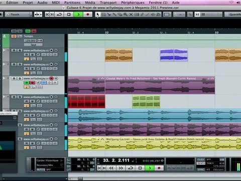 Megamix 2011 aperçu by Cubase 6 Steinberg