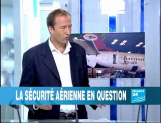 François Nénin, journaliste à securvol.fr, sur France 24