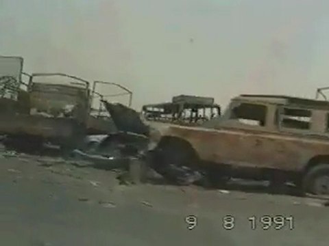 Kuwait - Autoroute de la Mort - Aout 1991
