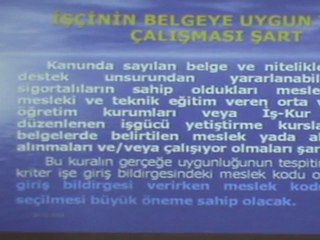 (2)  MMMBDerneği K.çekmece Şubesinin Düzenlmiş Olduğu Seminerde SGK Küçükçekmece Şube Müd.Şükran Beyazdağ' ın Sunumu