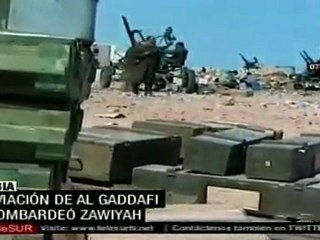 Aviación de Gaddafi bombardea Ras Lanuf en un intento de to