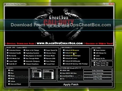 BlackOps Hacks Cheatbox By D3@th team Host Unlimited
