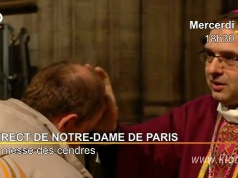 La messe des Cendres à Rome et Notre-Dame de Paris
