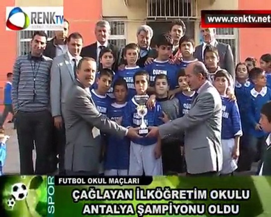 ÇAĞLAYAN İLKÖĞRETİM OKULU ANTALYA ŞAMPİYONU OLDU