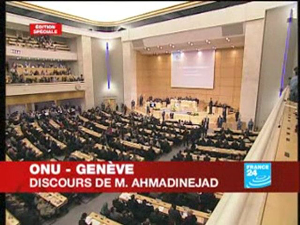 Discours d'Ahmadinejad à l'ONU...Aïe, ça fait mal !