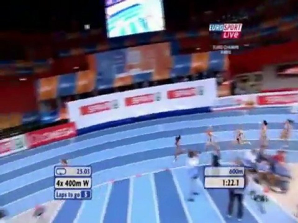 Relais 4x400m femmes finale Bercy 2011