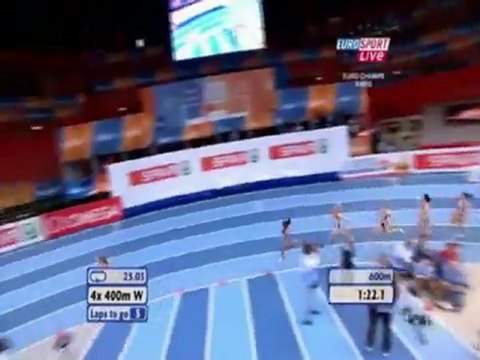 Relais 4x400m femmes finale Bercy 2011