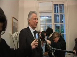 Conférence de presse de Dominique de Villepin 07 mars 2011