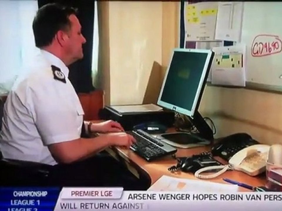 Cop on Keyboard