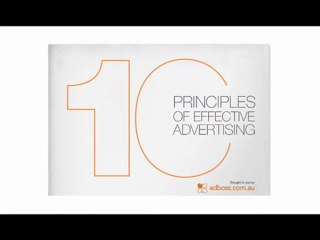FREE eBook - 10 Principles Of Effective Advertising