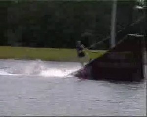 Wakeboarding ramp bail