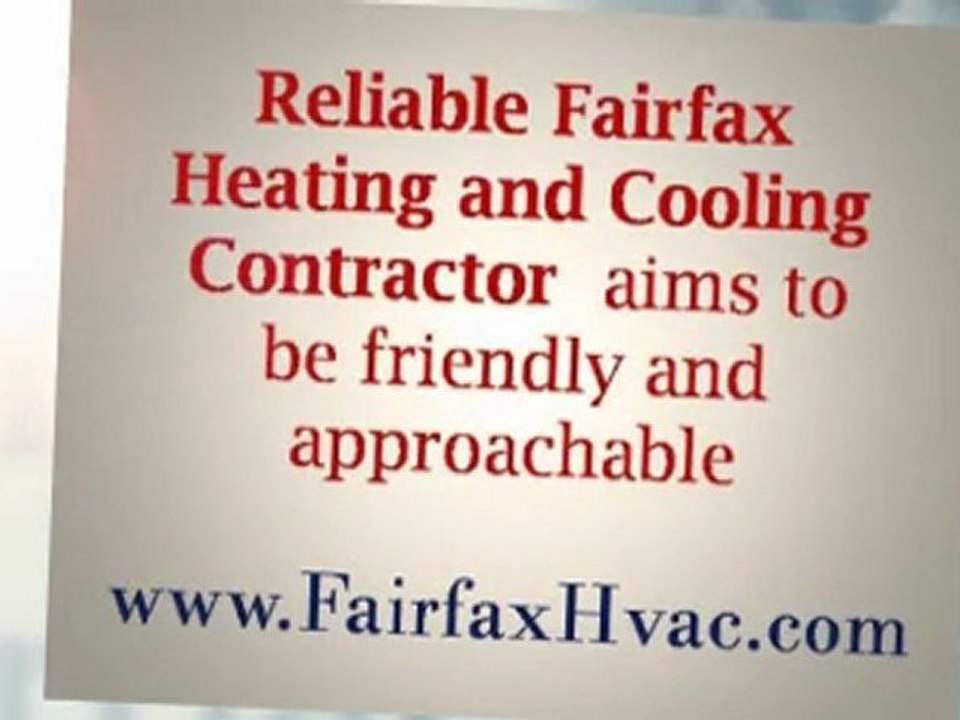 Reliable Fairfax Heating and Cooling Contractor : Solve Ther