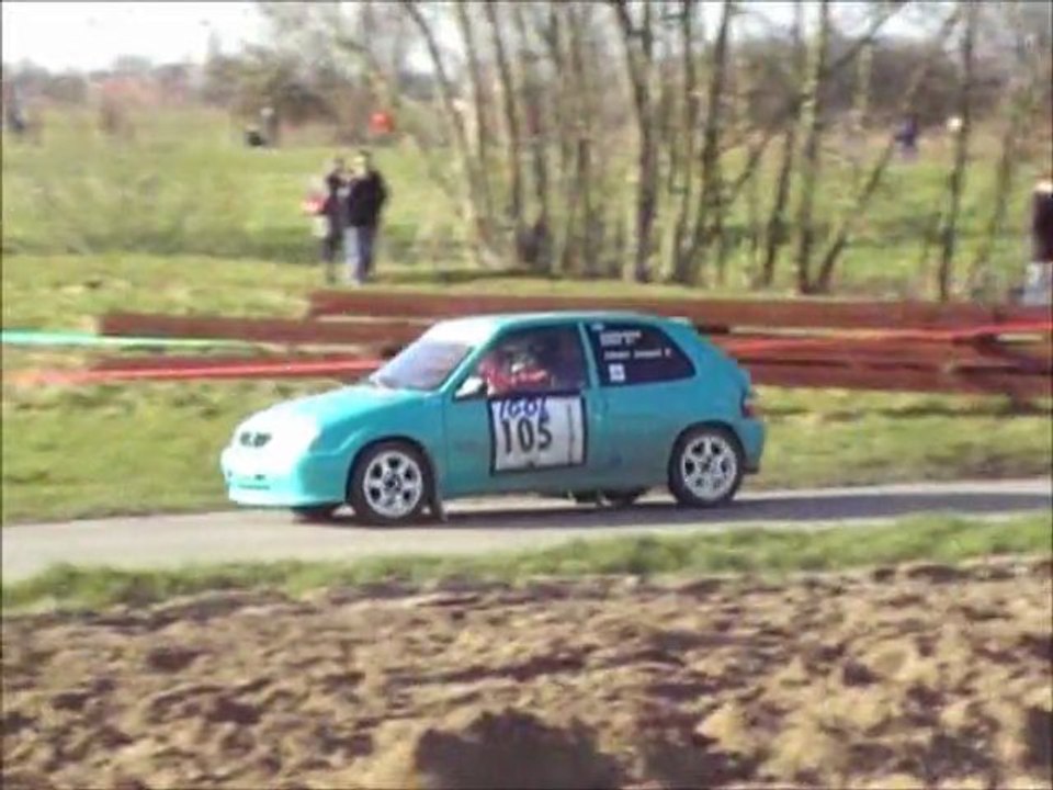 Alexis et vincent au rallye des routes du nord 2011