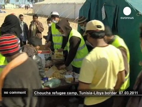 Humanitarian crisis on the Libya border - no comment