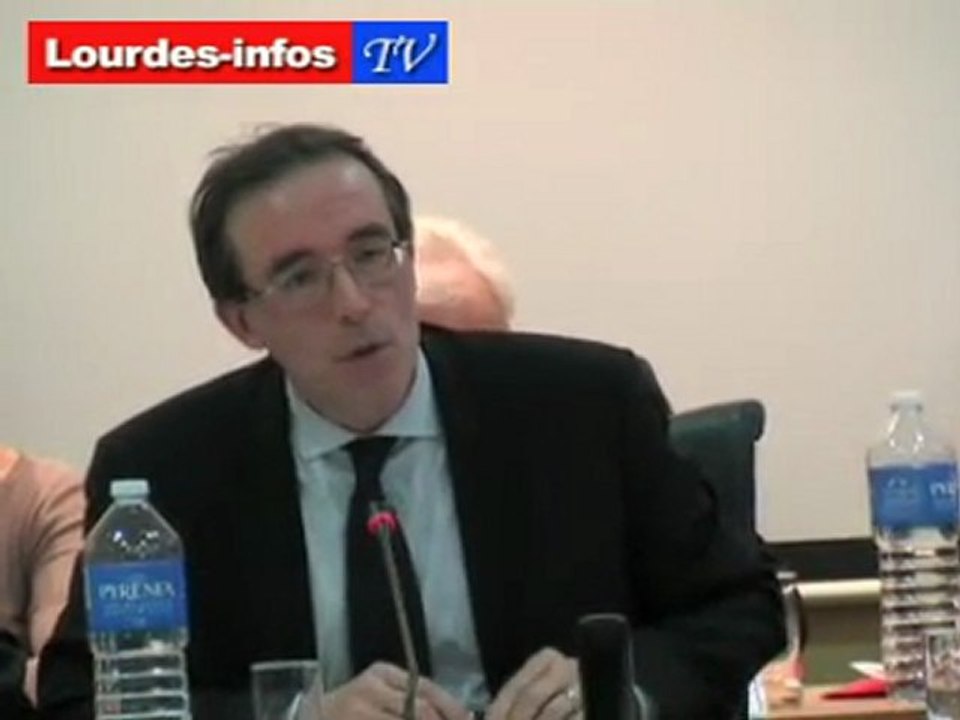 Conseil Municipal de Lourdes (motion hôpital) Alain Garrot