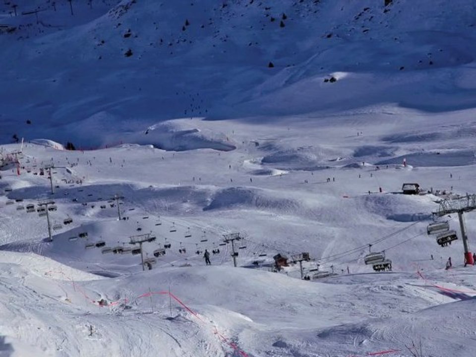 ski time lapse