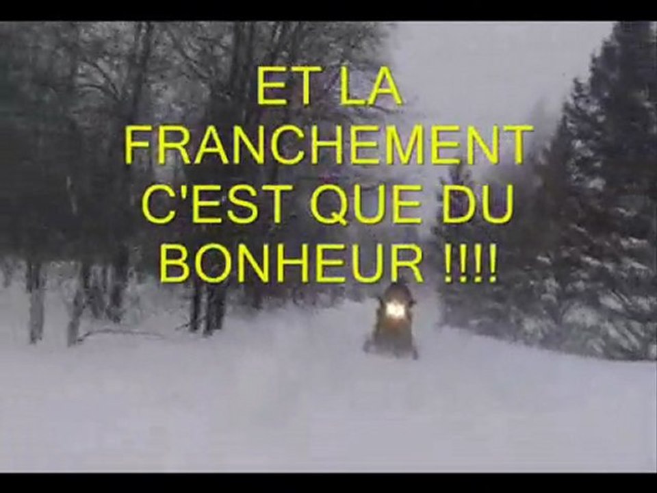 journée de moto neige en pleine tempête avec nos clients