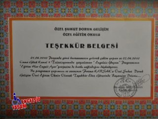 ENGELSİZ YAŞAM PROGRAMINDAN KISA KESİTLER 3