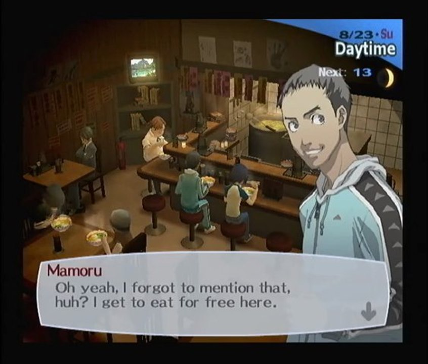 Persona 3 - 08/22 et 23 - Mamoru (2) Le stylo plume