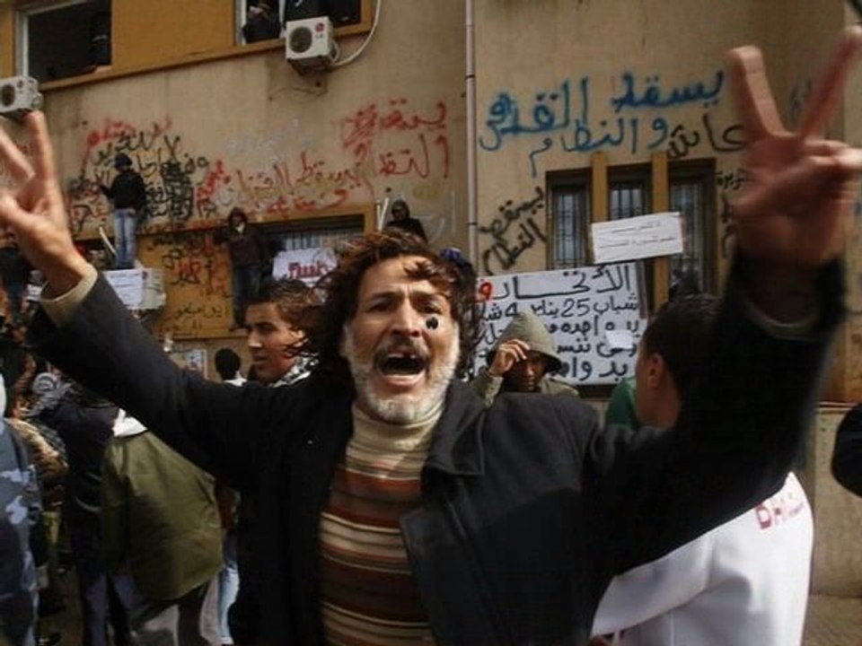 Courage du peuple Libyen après