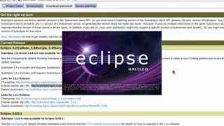 Installing Subclipse on Eclipse