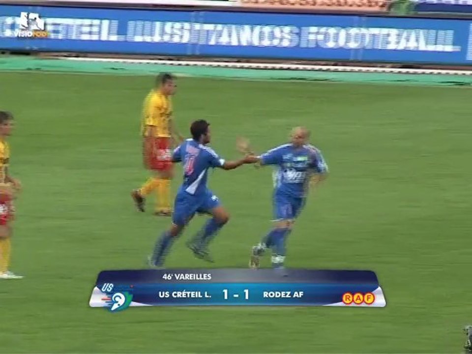 US Créteil Lusitanos 1-1 Rodez Aveyron Football (16/08/2008)