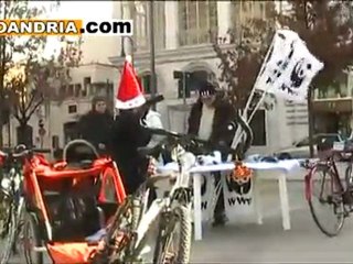 Andria, GRAN NATALE 2008: La biciclettata a piazza catuma