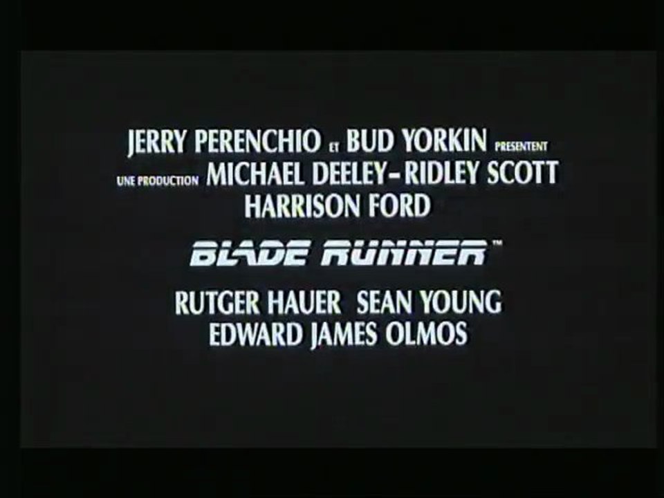 Blade Runner (1982) - Theatrical Trailer [VF-HQ]