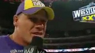 Raw 3  7  11 John Cena Response To The Rock