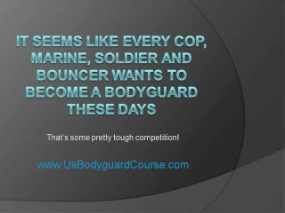 Online Executive Protection Training