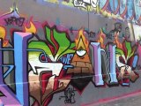 Mur pyrénées Graffeurs en action #  4