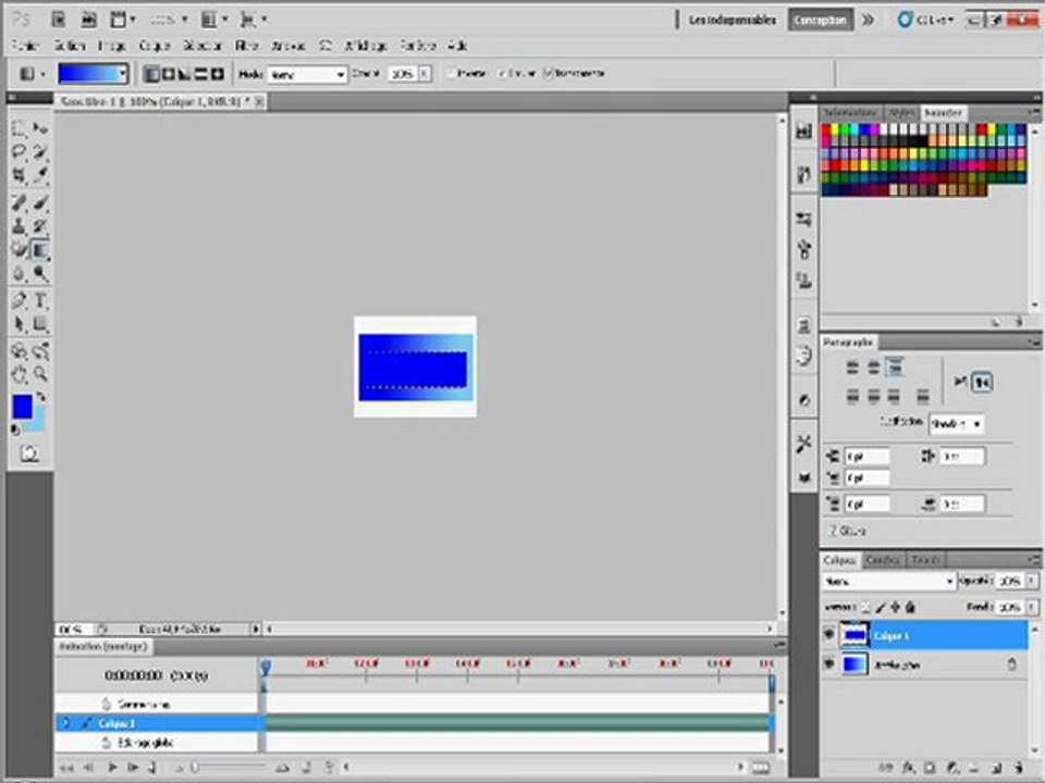 Tutoriel Créer un bouton carré avec Photoshop