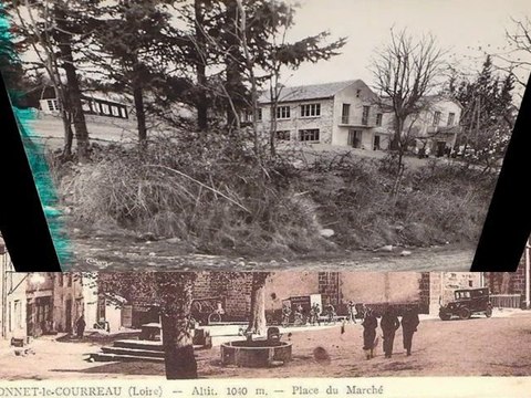 une carte postale de st bonnet le courreau loire