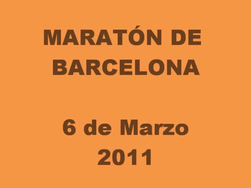 2011_03_06 Maratón de Barcelona