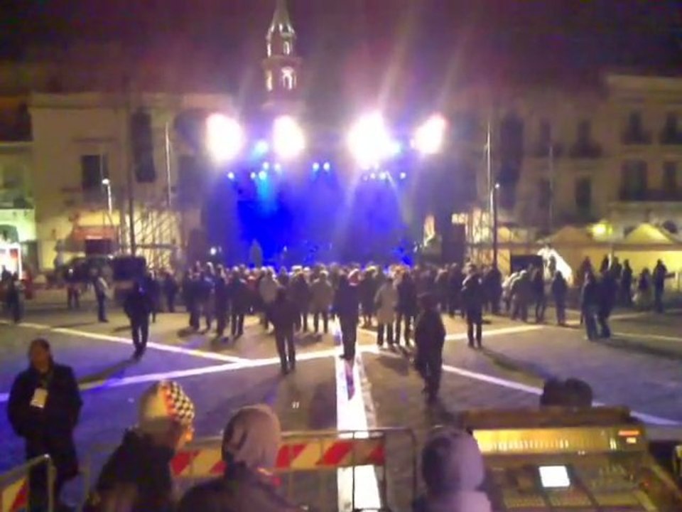 "Mezzanotte in Piazza Catuma ad Andria" - 31 Dicembre 2009