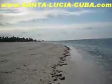 Walking on the Santa Lucia Beach Cuba