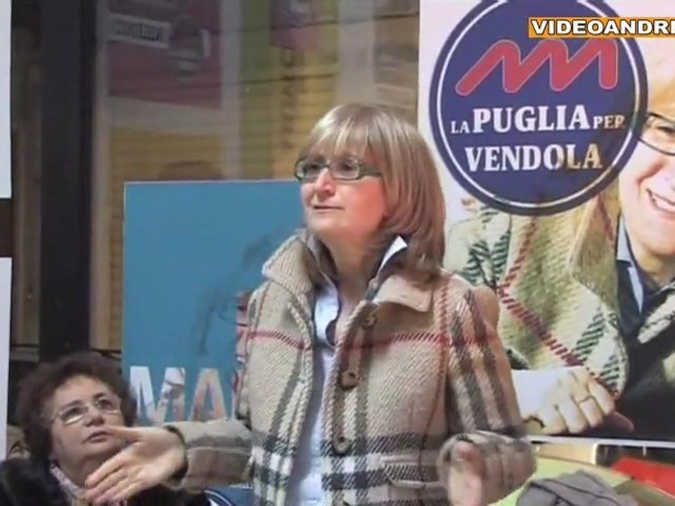 Andria, avviata la campagna di Pina Marmo