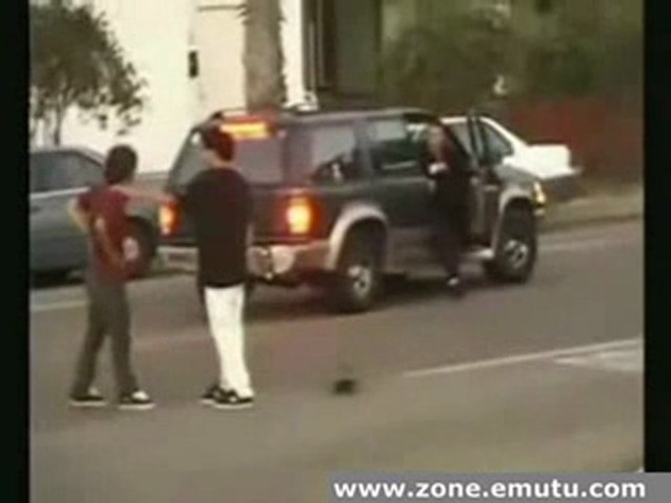 skateboarder run over