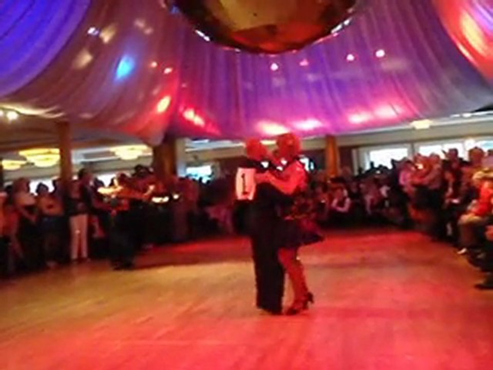 Concours danse Chalet du Lac  les 3 couples évoluent