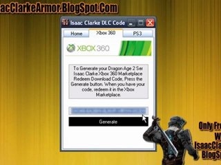 How to Get Dragon Age 2 Issac Armor DLC Code Free!!