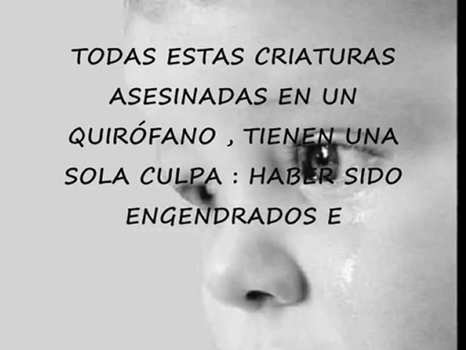 El amor a la vida no es una broma , el aborto mata