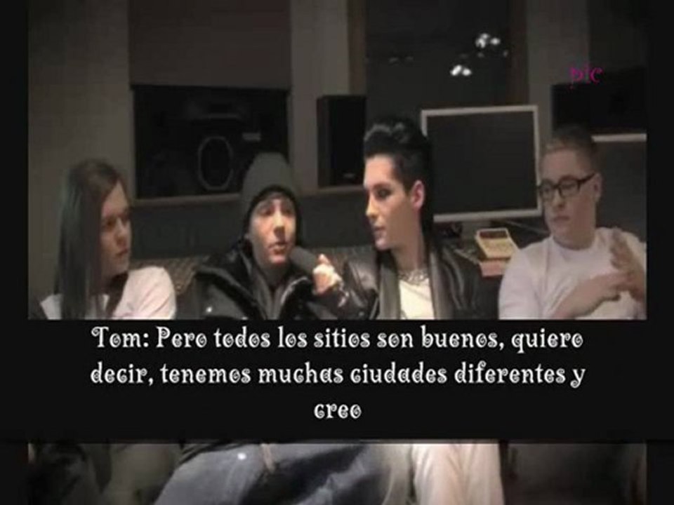 Humaniod City entrevista  tOKIO hOTEL parte 1 en español