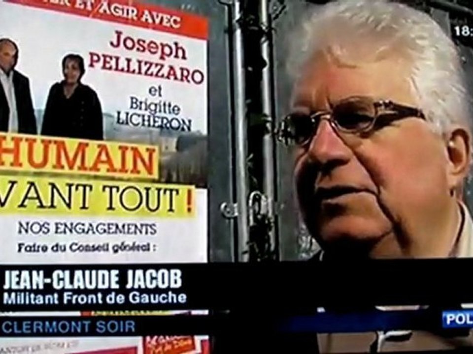 collage d'affiches pour le Front de gauche