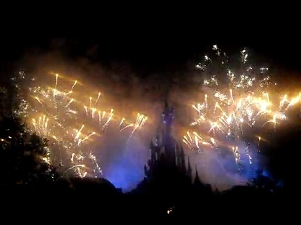 Feux d'artifices disneyland paris samedi 5 mars 2011