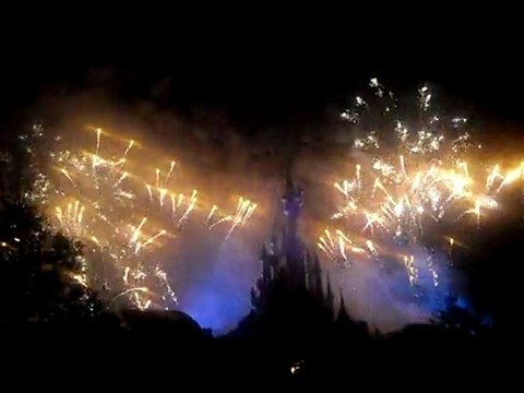 Feux d'artifices disneyland paris samedi 5 mars 2011