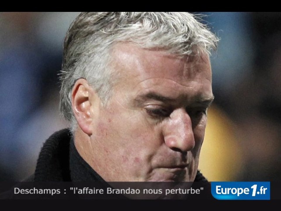 Deschamps : "l'affaire Brandao nous perturbe"