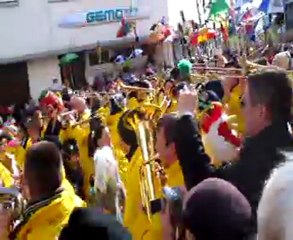 Départ de la bande du carnaval de Dunkerque