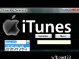 iTunes Gift Card code generator 2011 v.4.4.